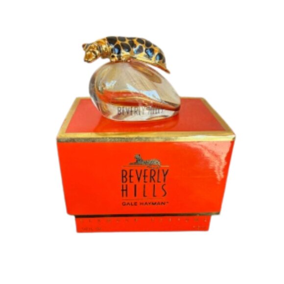 Vintage Beverly Hills Glamour by Gale Hayman Leopard Bottle - Picture 1 of 4